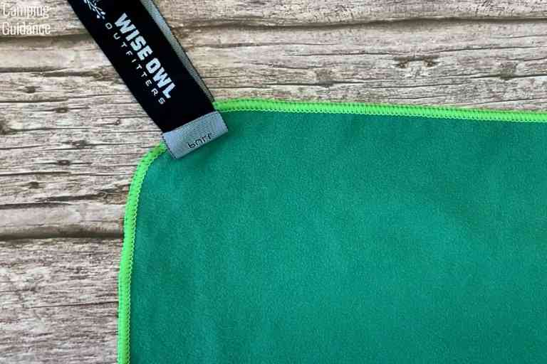 The stitching of my Wise Owl Towel has held up over 4 months of usage.