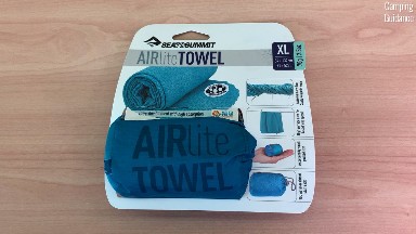 Front packaging of the Sea to Summit AirLite Towel.
