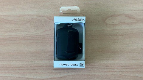 Front packaging of the Matador NanoDry Trek Towel.