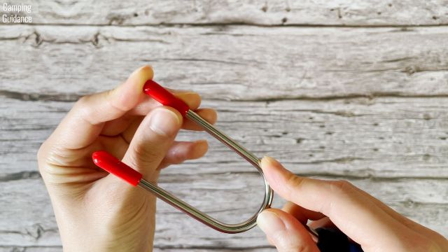 The Sumpri Marshmallow Roasting Sticks come with these red tip protectors for additional safety.