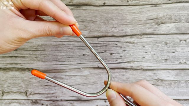 The Briout Marshmallow Roasting Sticks come with these orange tip protectors for additional safety.