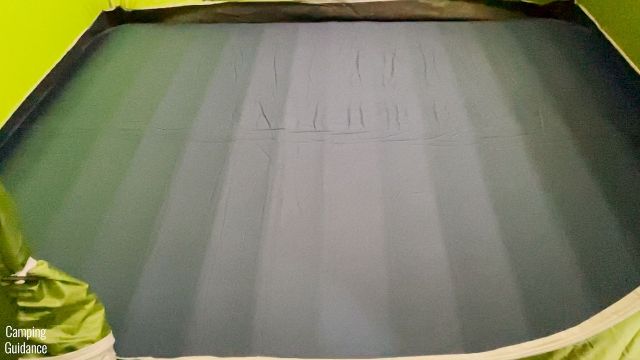 This is the REI Camp Dreamer Double inside a Coleman 2-Person Sundome Tent.