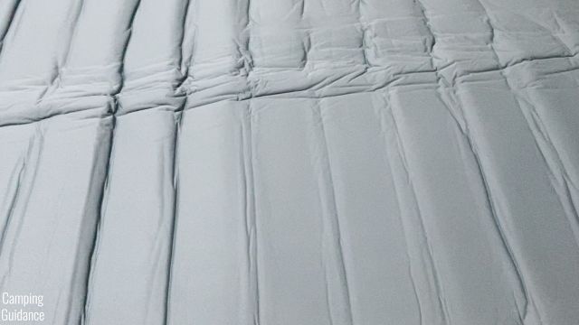 This is a picture of the horizontally cored self-inflating foam of the REI Camp Dreamer Double.