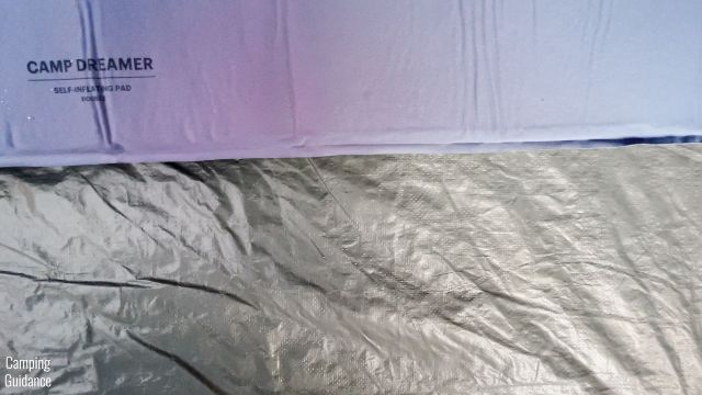 This is a top down view of the REI Camp Dreamer Double, which shows that the side walls are vertical.