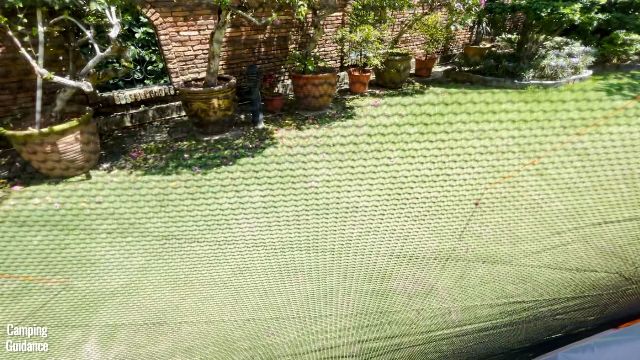 This is what the bug net of the Core 10-Person Straight Wall Cabin Tent looks like.