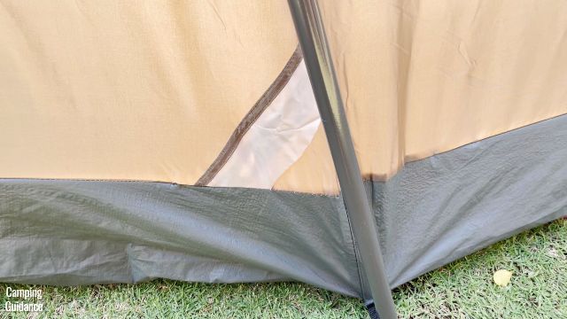 This is a picture of the e-port that comes with the WeatherMaster 10-Person Tent.