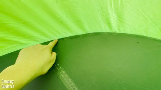 Inside the Coleman Pop Up 2