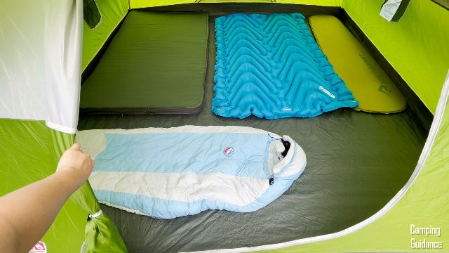 6 single pads in the Coleman Sundome 6