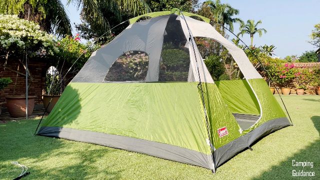The Coleman Sundome 6 without its rainfly