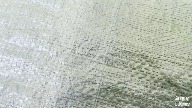 This is the polyethylene flooring of the Coleman Sundome 2.