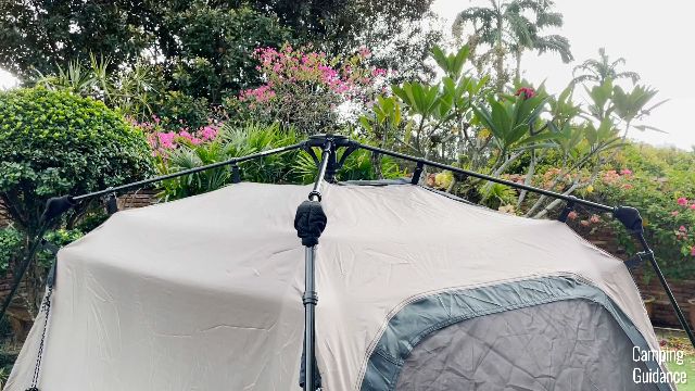 The top of the Coleman Instant Cabin 4.