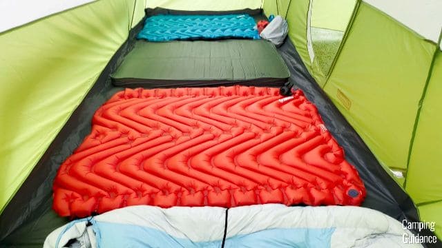 8 single sleeping pads in the Coleman Montana 8