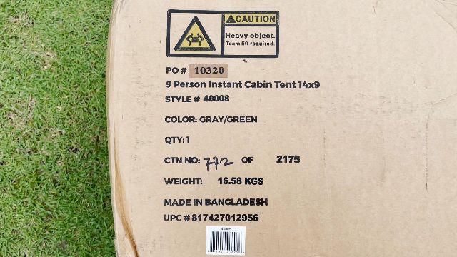 The outer packaging of my Core Instant 9. 