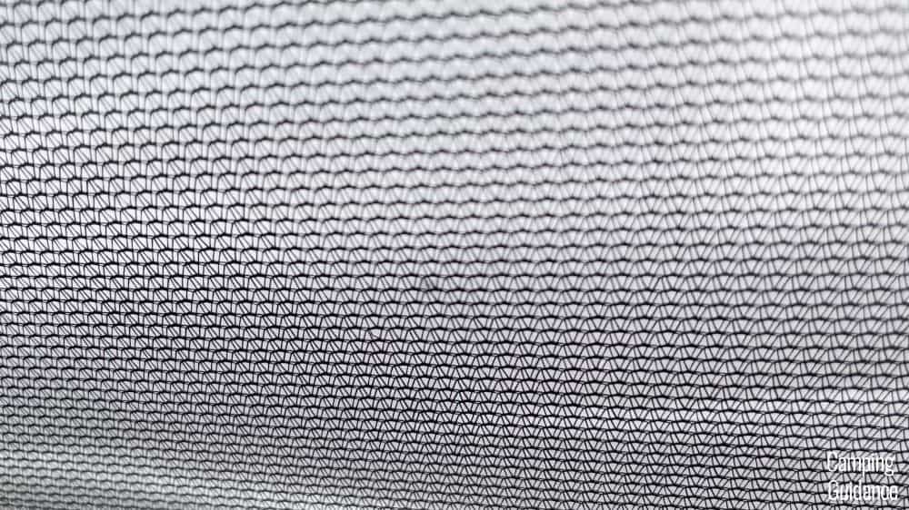 A close up of the mesh in the Core Instant 9.