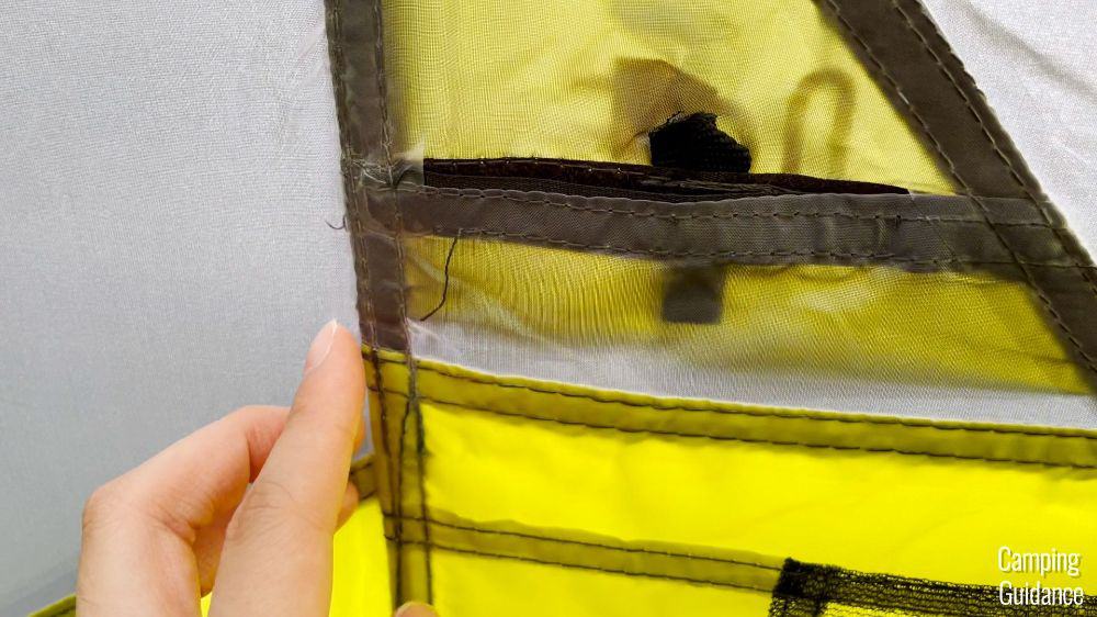 Some loose threads near the e-port of the Core Instant 9.