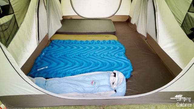 Another way to squeeze 6 single sleeping pads into the REI Wonderland 6.