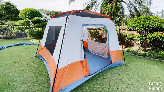 The Eureka LX 6 without the rainfly.