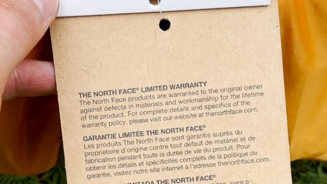 The North Face's limited lifetime warranty for its Wawona 6.