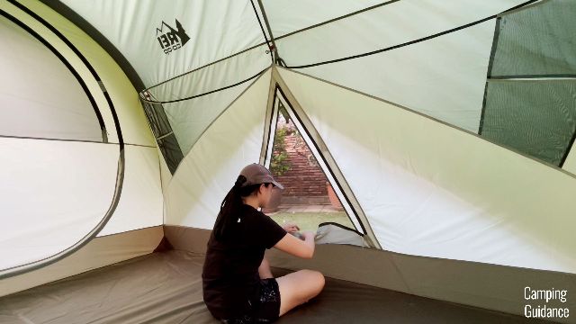 Me sitting down and opening up one of the triangle windows in the Wonderland 6.