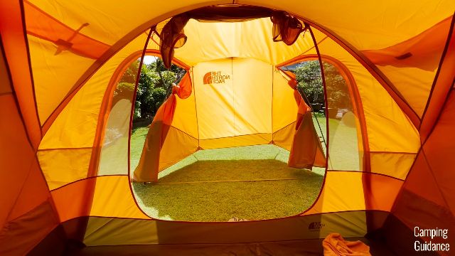The North Face Wawona 6 with all the doors open.