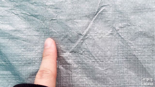 A close-up of what the polyethylene flooring of the NTK Cherokee 6 looks like.