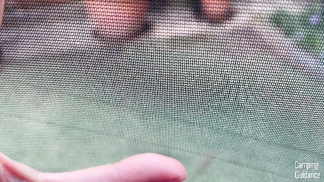 A close-up of what the micro mesh in the Eureka LX 6 looks like.