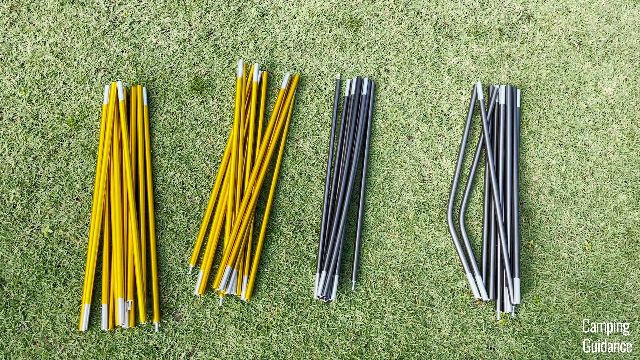 The 4 DAC MX poles of The North Face Wawona 6.
