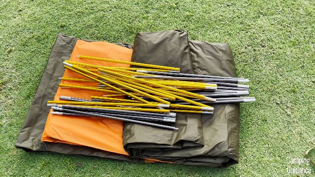 What the poles of the Wawona 6 look like brand new.