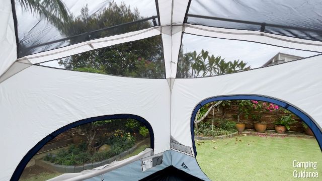 What the ceiling mesh in the Caddis Rapid 6 looks like.