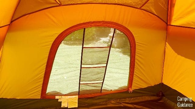 What the back window of the Wawona 6 looks like.