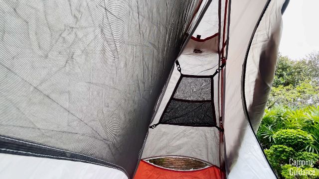 The gear loft of the Alps Mountaineering Lynx 1.