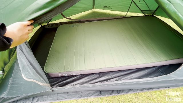 A double pad in the Hyke and Byke Zion 2 Tent.