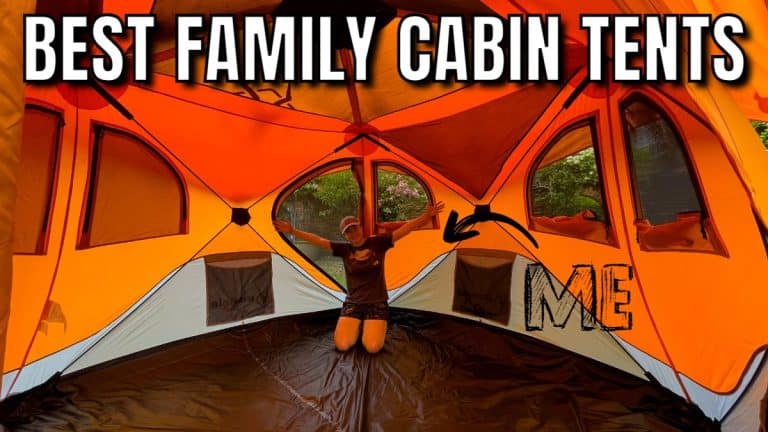 The author in the Gazelle T4. (Featured image for Best Family Cabin Tents article)