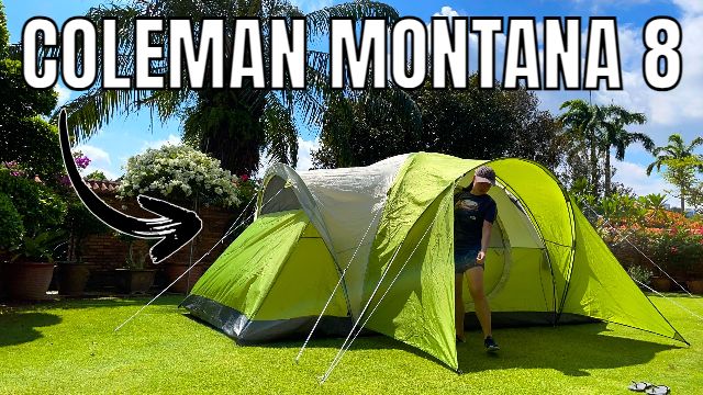 The author in her Coleman Montana 8