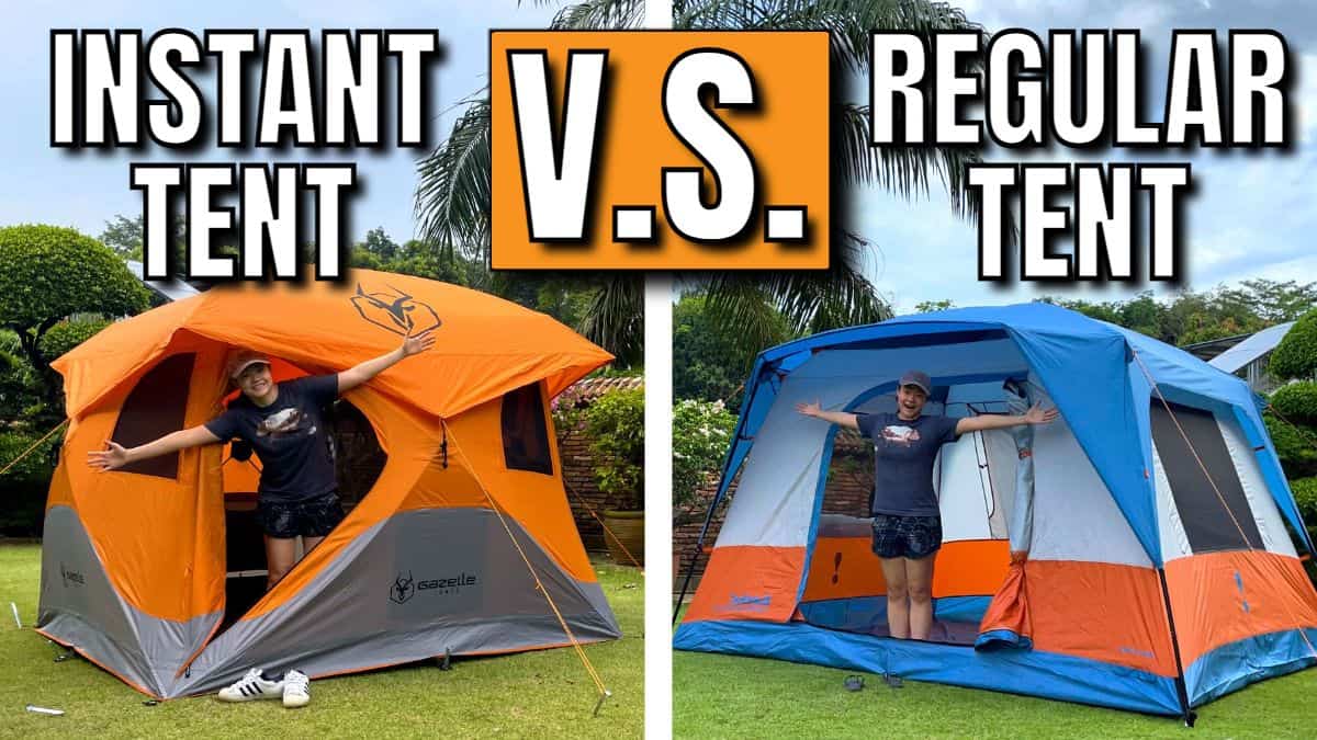 japanese tent brands Uchi Color:Pink Stripes 5-8 Person Dome Tent Road Shower