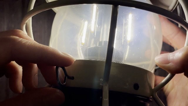 The dimmer key of the Barebones Railroad lantern