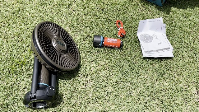 What you get after buying the Coleman OneSource Fan.