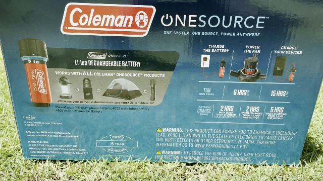All the OneSource products by Coleman.