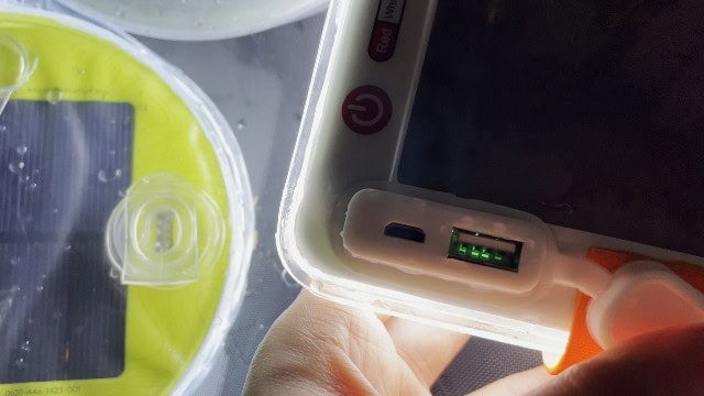 What happened to the LuminAID PackLite Titan after submerging it in water.