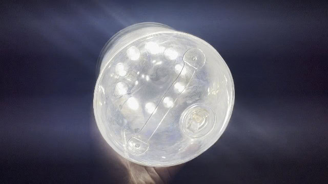 The 10 LED lights of the MPOWERD Luci Pro Outdoor lantern.