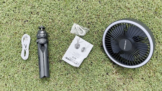 What you get in the box when you buy the Nitecore NEF10 Fan.
