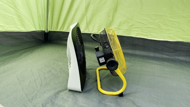 The base stability of the O2Cool Treva Fan.