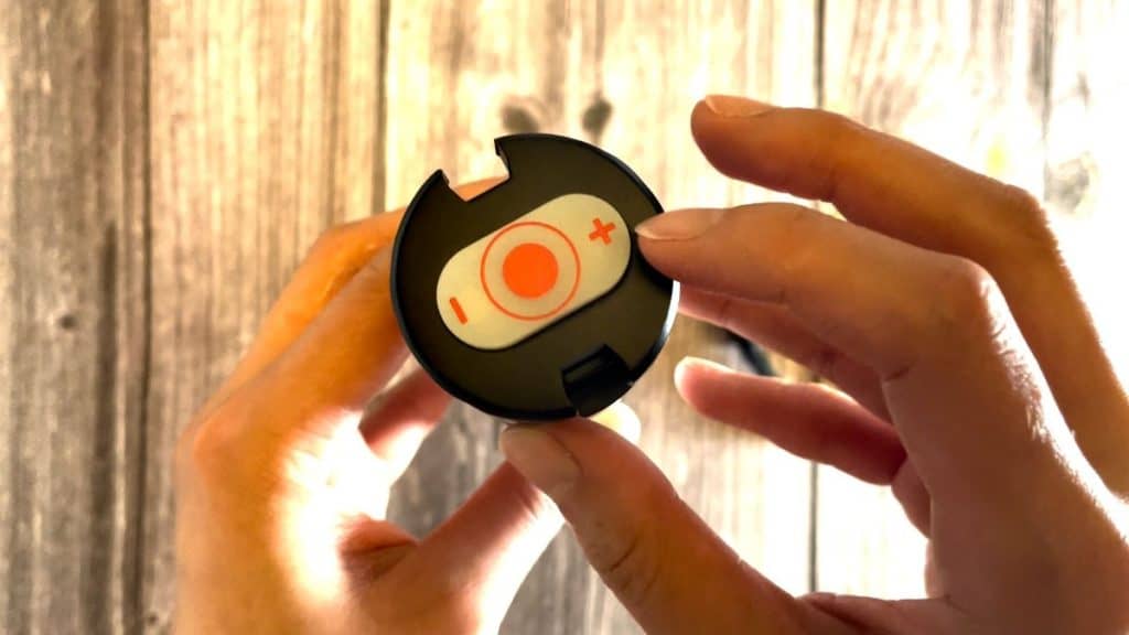 The 3-in-1 button of the Ledlenser ML6