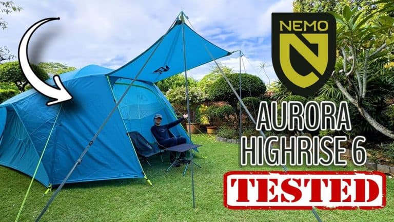 The author testing the NEMO Aurora Highrise 6.